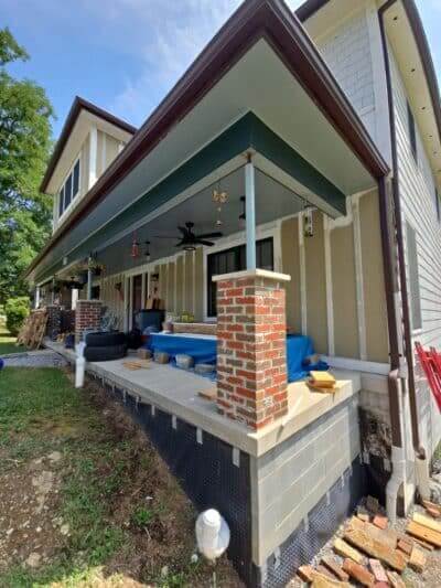 painting exterior brick homes