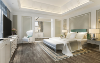 bedroom interior painting project