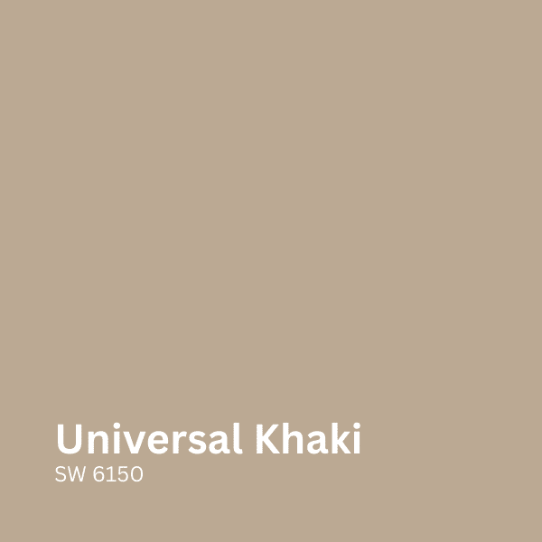 Universal Khaki Universal Khaki paint colour swatch